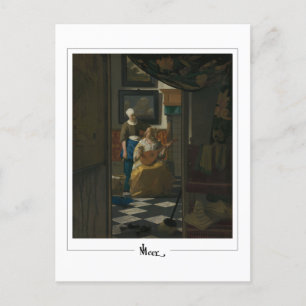 Cartão Postal Johannes Vermeer #32 - Belas Artes