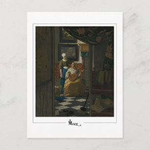 Cartão Postal Johannes Vermeer #32 - Belas Artes