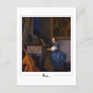 Cartão Postal Johannes Vermeer #34 - Belas Artes