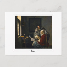 Cartão Postal Johannes Vermeer #35 - Belas Artes