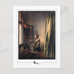 Cartão Postal Johannes Vermeer #4 - Belas Artes