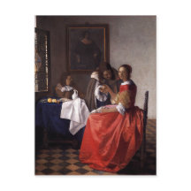 Johannes Vermeer - A Lady e Dois Cavalheiros