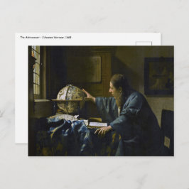 Cartão Postal Johannes Vermeer - O Astronomer
