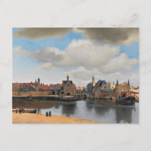 Cartão Postal Johannes Vermeer, van Deft, View of Delft