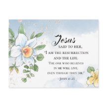 John 11:25 Bíblia Verse Spring Flowers Páscoa