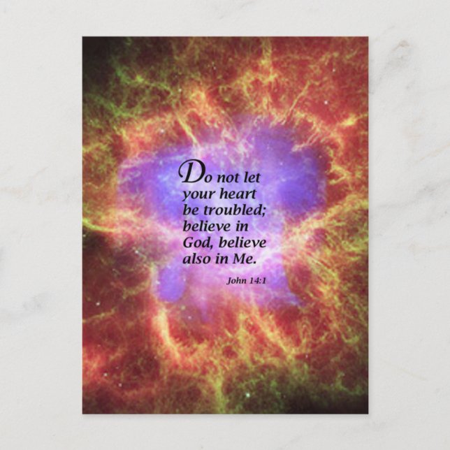 Cartão Postal John 14:1 (Frente)