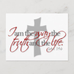Cartão Postal John 14:6
