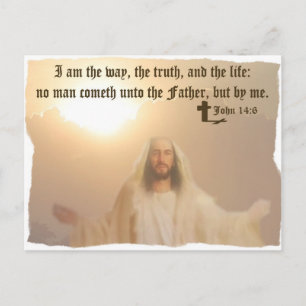 Cartão Postal John 14:6