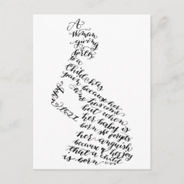 Cartão postal John 16:21