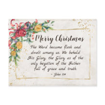 John 1:14 A palavra tornou-se Carne, Natal