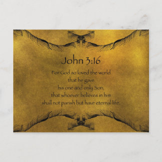 Cartão Postal John 3:16