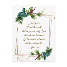 John 3:16 Deus tão amado pelo Natal