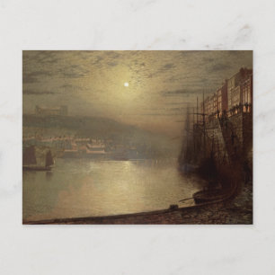 Cartão Postal John Atkinson Grimshaw Whitby (óleo na canvas)