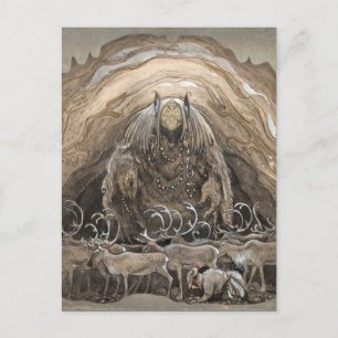 Cartão Postal John Bauer Nilas oferece cartão-postal CC0511