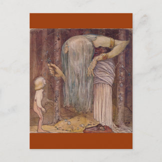 Cartão Postal John Bauer TROLL HERB