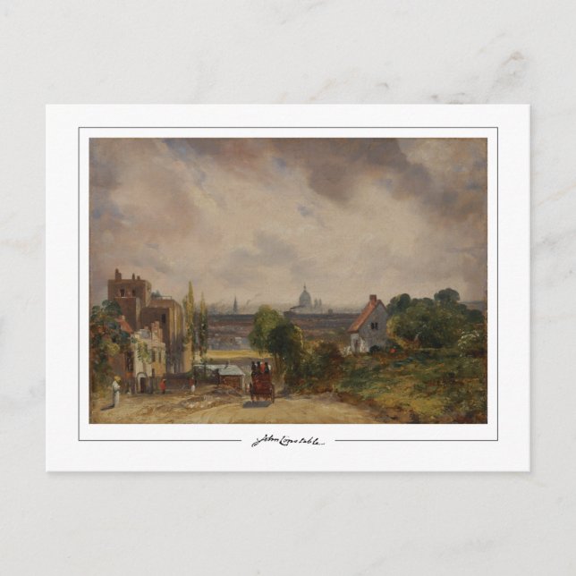Cartão Postal John Constable #20 - Cartão-postal de arte (Frente)