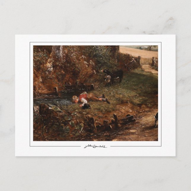 Cartão Postal John Constable #391-2 - Cartão-postal de arte (Frente)