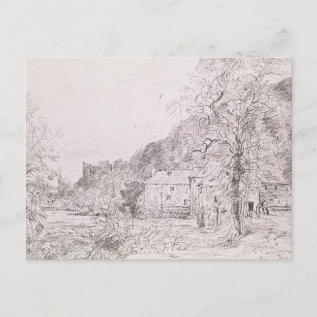 Cartão Postal John Constable | Arundel Mill and Castle, 1835 (dr (Frente)