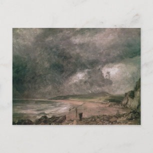 Cartão Postal John Constable Baía de Weymouth com aproximaç