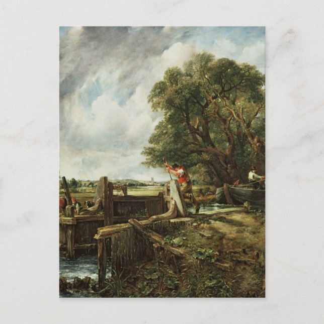 Cartão Postal John Constable | Bloqueio, 1824 (Frente)