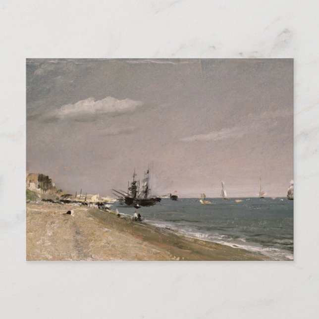 Cartão Postal John Constable | Brighton Beach com colliers, 182 (Frente)