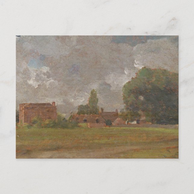Cartão Postal John Constable | Casa do Policial de Golding, Lest (Frente)