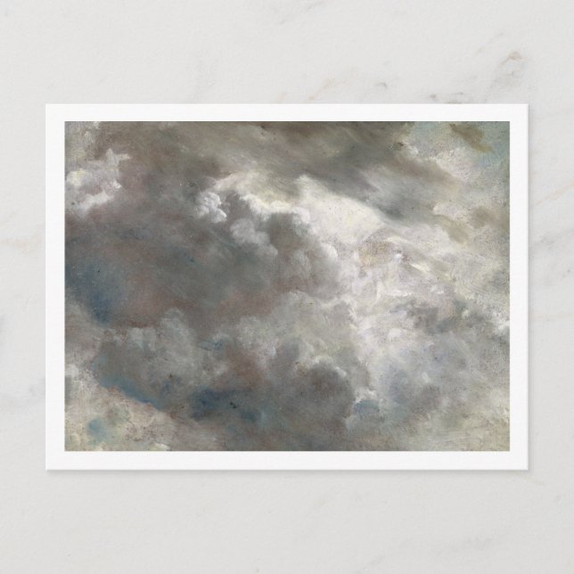 Cartão Postal John Constable | Cloud Study, 1821 (petróleo no pa (Frente)