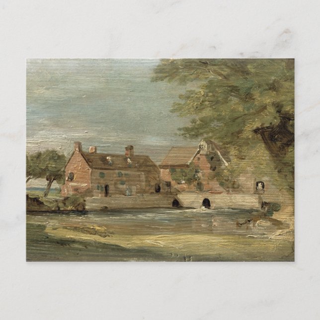 Cartão Postal John Constable | Flatford Mill (óleo no painel) (Frente)
