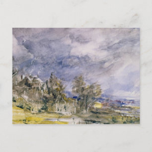 Cartão Postal John Constable   Hampstead Heath perto de Wa