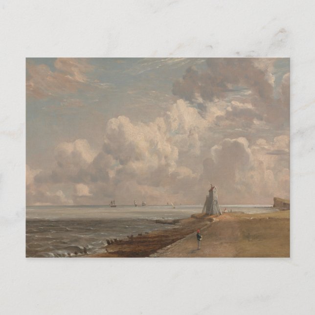 Cartão Postal John Constable - Harwich - O Farol Baixo (Frente)