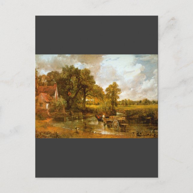 Cartão Postal John Constable - Hay Wain (Frente)