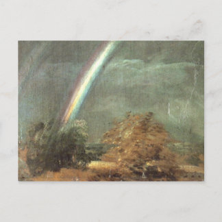 Cartão Postal John Constable - Paisagem com duplo arco-íris