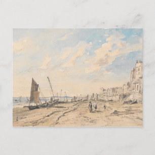 Cartão Postal John Constable - Praia Brighton olhando para o oes