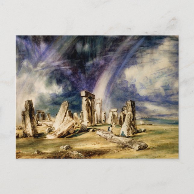 Cartão Postal John Constable - Stonehenge (Frente)