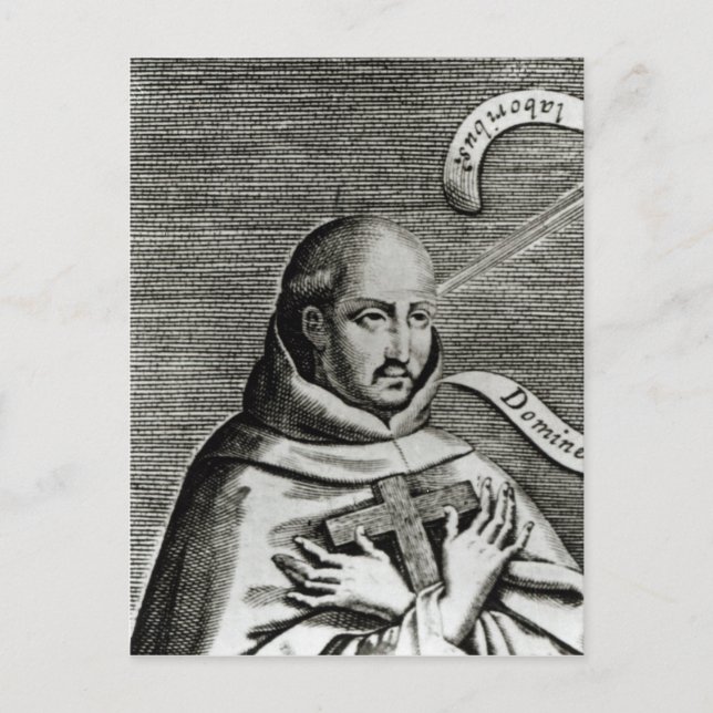 Cartão Postal John da Cruz, detalhes (Frente)