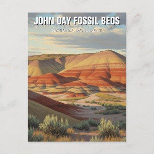 Cartão Postal John Day Fossil Beds National Monuument Oregon