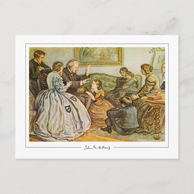 Cartão Postal John Everett Millais #143 - Cartão-postal de arte (Frente)