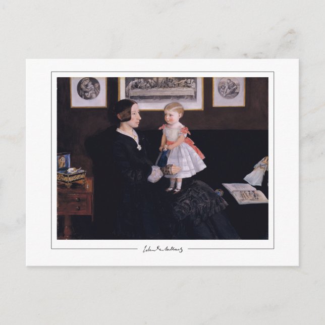 Cartão Postal John Everett Millais #19 - Cartão-postal de arte (Frente)