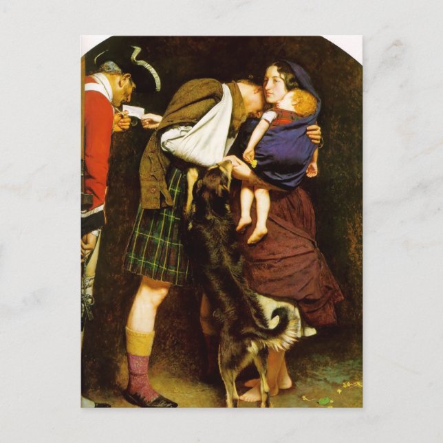 Cartão Postal John Everett Millais - A Ordem de Libertação (Frente)