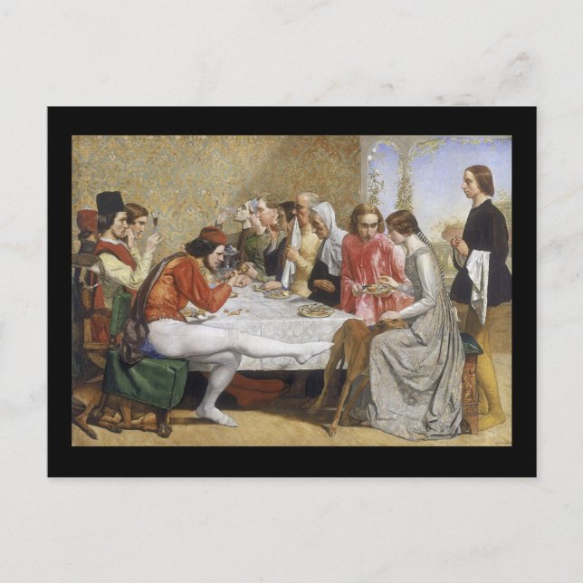 Cartão Postal John Everett Millais Isabella (Frente)