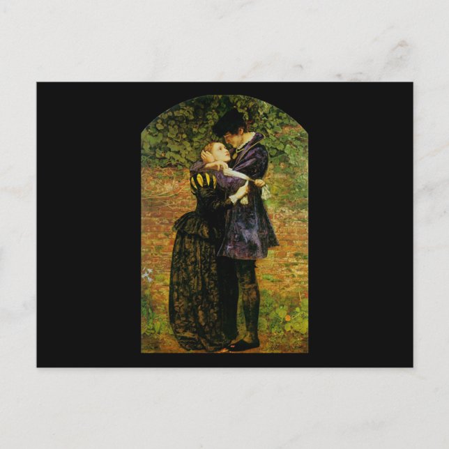 Cartão Postal John Everett Millais Isabella Huguenot (Frente)