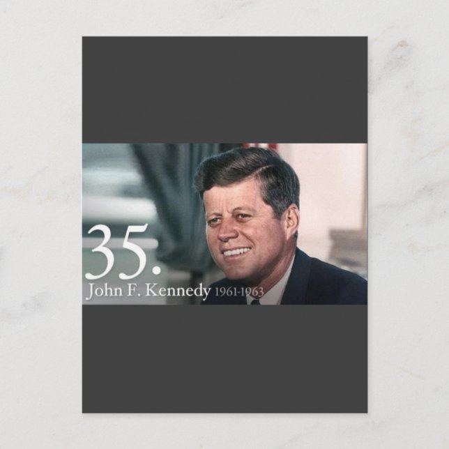 Cartão Postal John F. Kennedy (Frente)