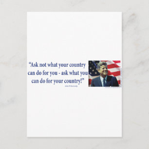 Cartão Postal John F Kennedy