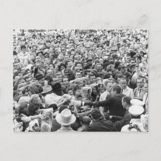 Cartão Postal John F Kennedy JFK Fort Vale Rally 63