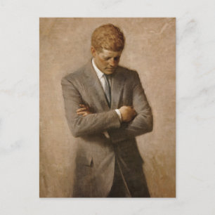 Cartão Postal John F. Kennedy White House Retrato Oficial