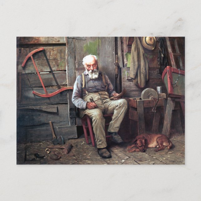 Cartão Postal John George Brown Boat Builder (Frente)