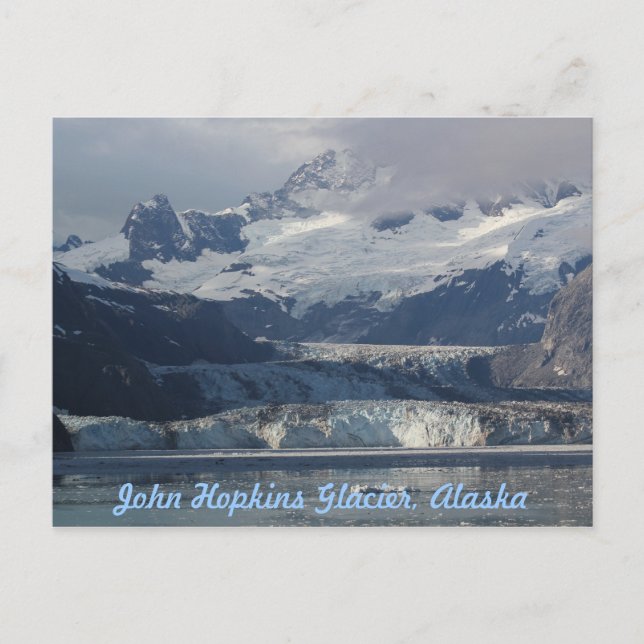 Cartão Postal John Hopkins Glacier Alaska Post Card (Frente)
