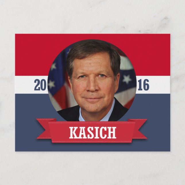 CARTÃO POSTAL JOHN KASICH 2016 (Frente)