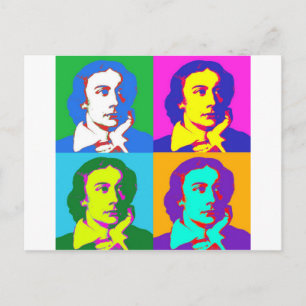 Cartão Postal John Keats Pop Art