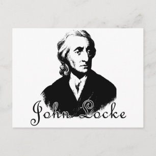 Cartão Postal JOHN LOCKE T shirts e produtos